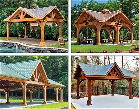 Rustic Douglas Fir Grand Bay Ramada