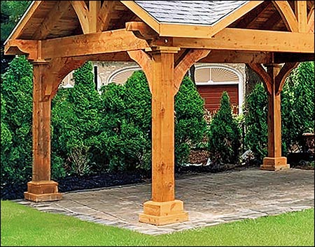 Rustic Eastern Hemlock Grand Bay Ramada