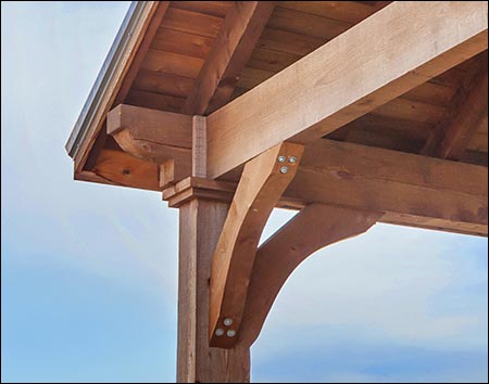 Rustic Eastern Hemlock Grand Bay Ramada