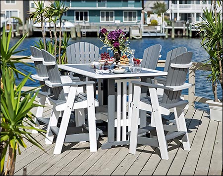 Poly Lumber 7 Pc. Patio Dining Set