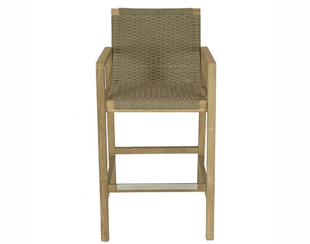 Teak Sanibel Bar Chair