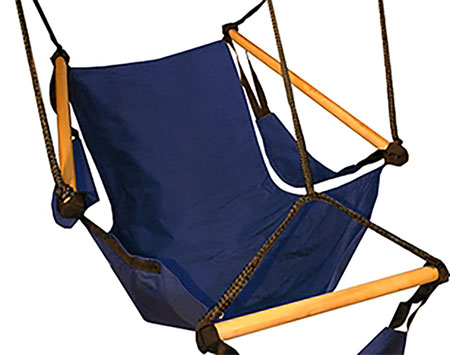 Clarion Cradle Chairs (Set of 2) w/Trailer Hitch Stand
