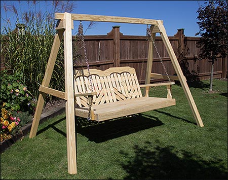 Treated Pine Heartback Swingbed