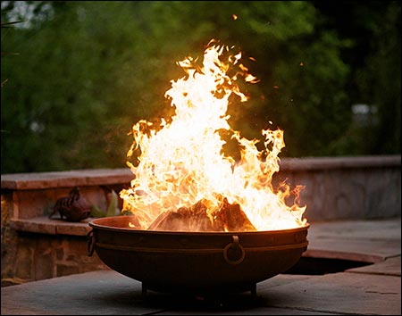 Carbon Steel Kingdom Fire Pit