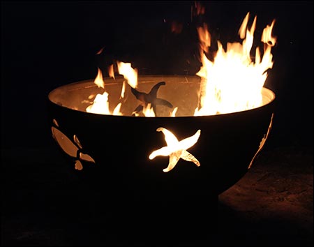 Carbon Steel Aquatic Fire Pit