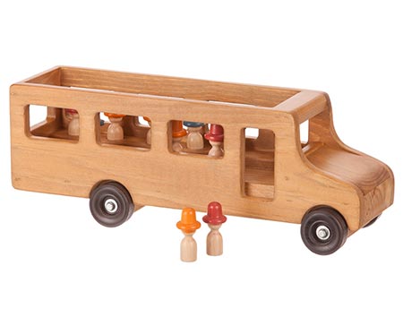 Toy School Bus w/ Mini People