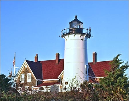 Wooden Cape Cod Lighthouse Replica
