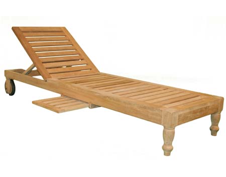 Teak Chaise Lounge
