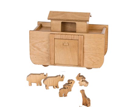 Maple Ark with Animal Blocks