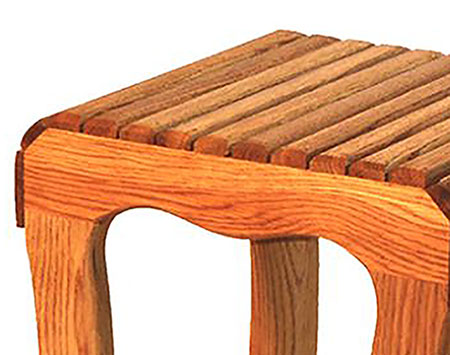 Oak End Table