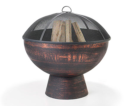 Oversized Fire Bowl with Spark Screen