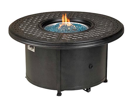 Aluminum 48" Round Fire Table