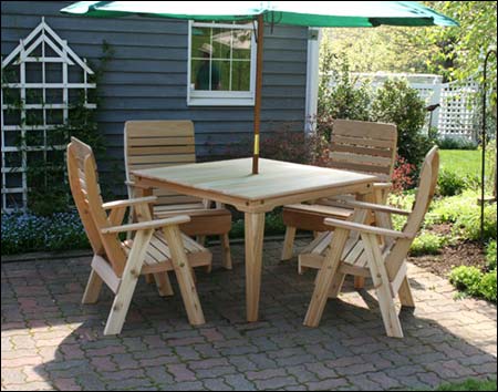 Red Cedar Royal Highback Patio Chair