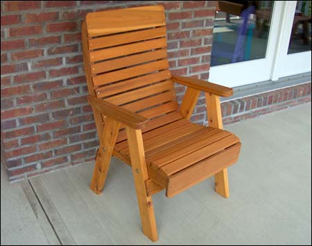 Red Cedar Royal Highback Patio Chair