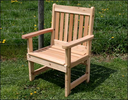 Red Cedar English Garden Patio Chair