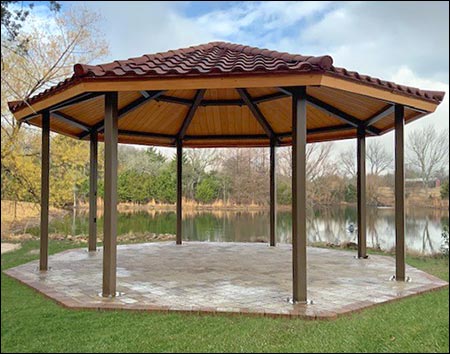 Steel Frame Single Roof Santa Fe (Octagon) Pavilions