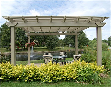 Aluminum Free Standing Vintage Classic Pergolas