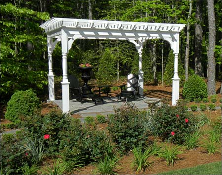 Treated Pine Free Standing 4-Beam Pergolas