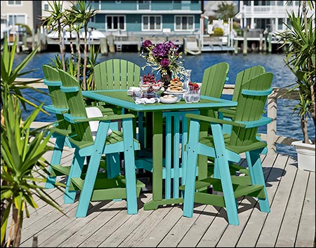 Poly Lumber 7 Pc. Patio Dining Set