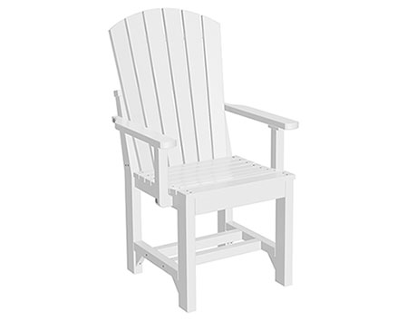 Poly Lumber Adirondack Arm Dining Chair