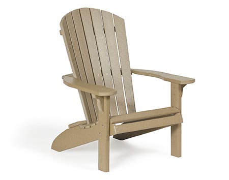 QUCIK SHIP - Poly Lumber Adirondack Chair