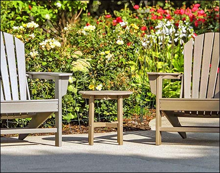 Poly Lumber Classic Round Side Table