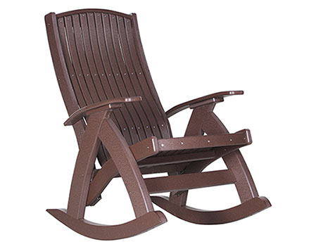 Poly Lumber Comfort Rocking Chair