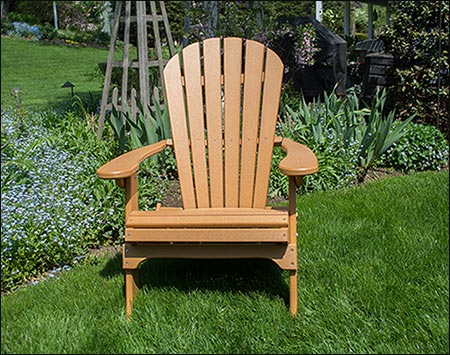 Poly-Lumber Folding Adirondack Chair