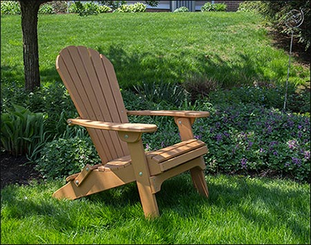 Poly-Lumber Folding Adirondack Chair