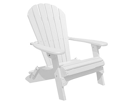 Poly-Lumber Folding Adirondack Chair