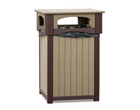 Poly Lumber Trash Receptacle