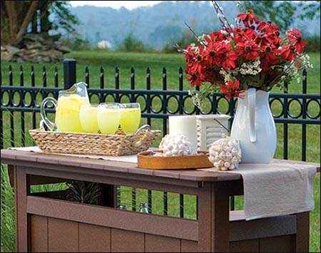 Poly Lumber Outdoor Bar