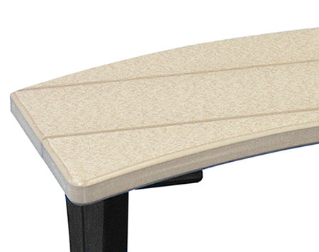 Poly Lumber 28" Table Bench
