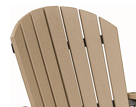 Poly Lumber Comfo-Back Swivel Rocker Dining Chair