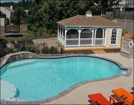 Vinyl Rectangle Pool Houses