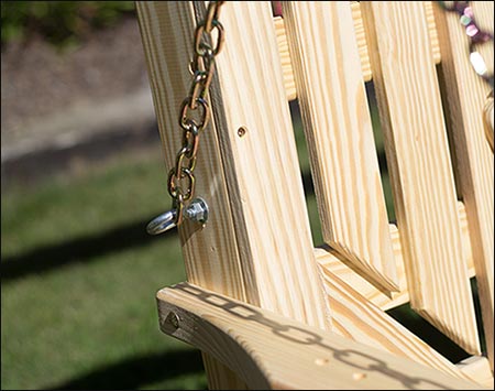 Treated Pine Adirondack Porch Swing