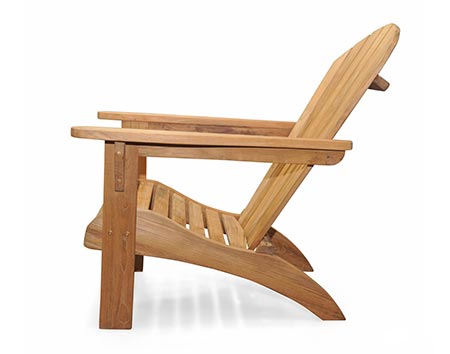 Teak Adirondack Chair & Footstool Set