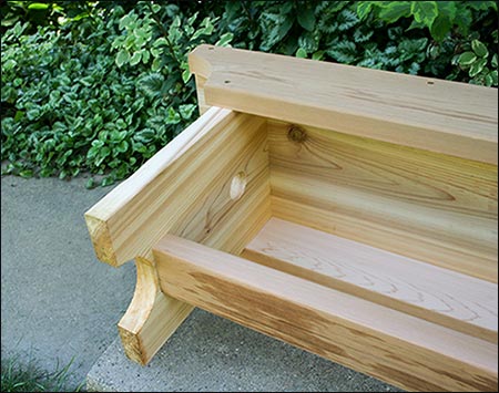 5 Cedar 1805 Traditional Heavy Duty Bench