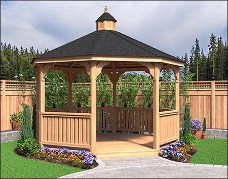 Red Cedar Garden Gazebo