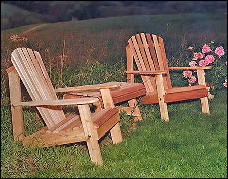 Red Cedar Keystone Adirondack Chair