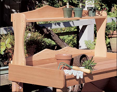 Red Cedar Potting Bench