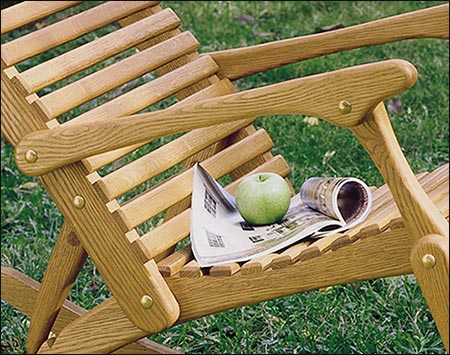 Oak Rocker Recliner