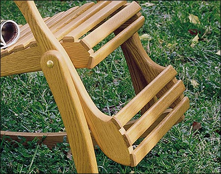 Oak Rocker Recliner