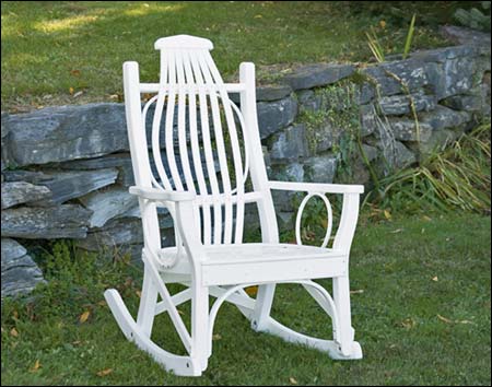Poly Lumber 2 Pc. Rocking Chair Set