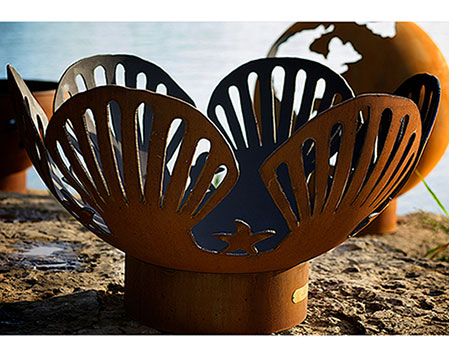 SeaSide Carbon Steel Fire Pit