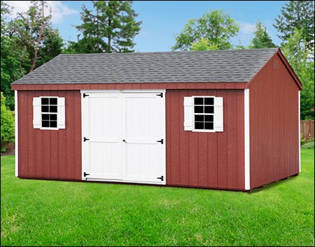 12' x 18' SmartSide Siding Gable Style Shed with Standard Gable Vents