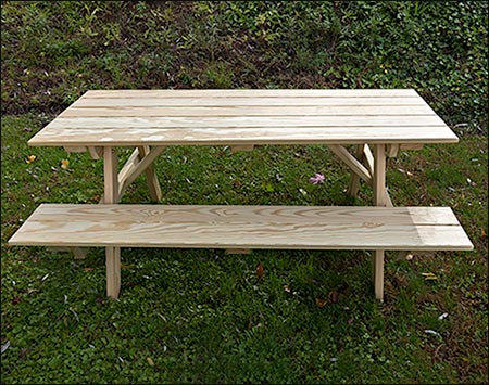 Beer, Butt, and Burger Picnic Table