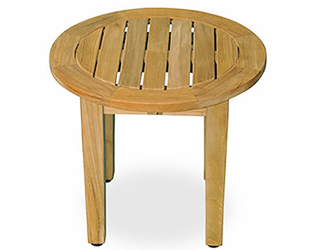 Teak Round Side Table