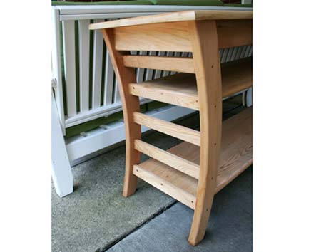 Cedar Entertaining Buffet Table