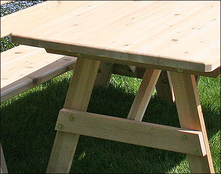 Red Cedar Picnic Table - ONLY